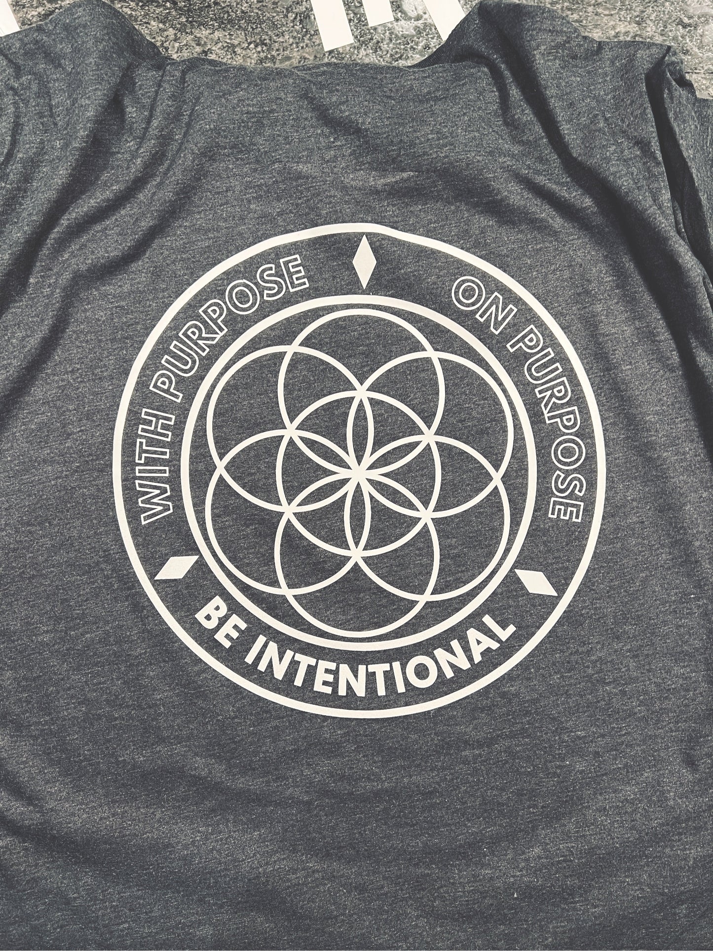 Be Intentional Crop Hoodie