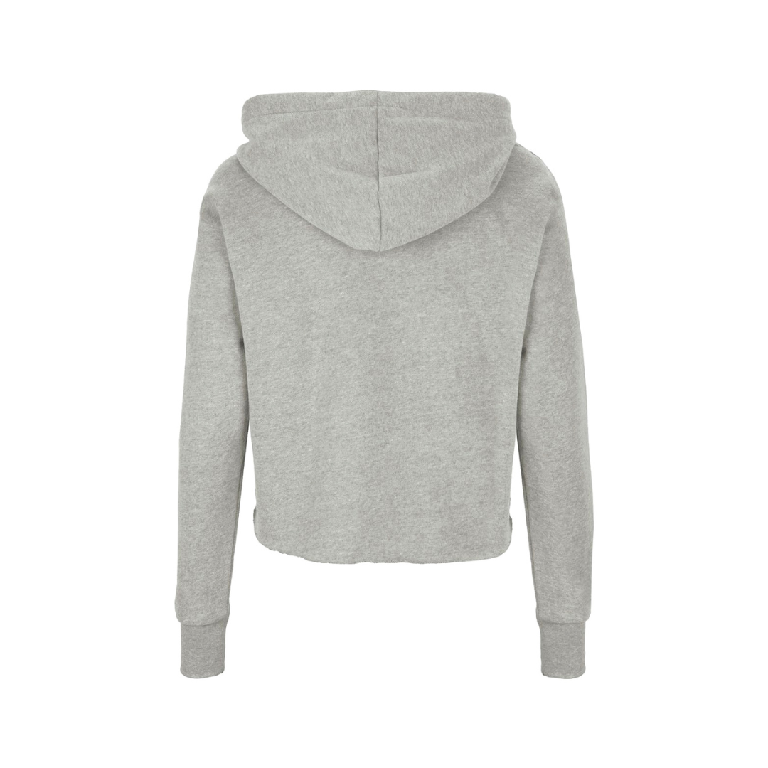JUSTBE Grid Crop Hoodie