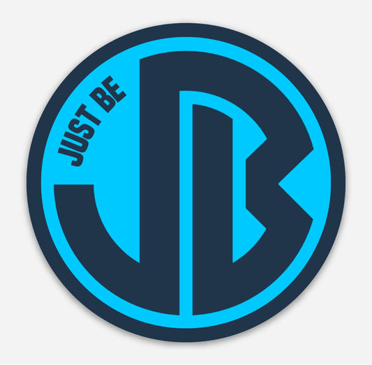 Just Be - blue sticker